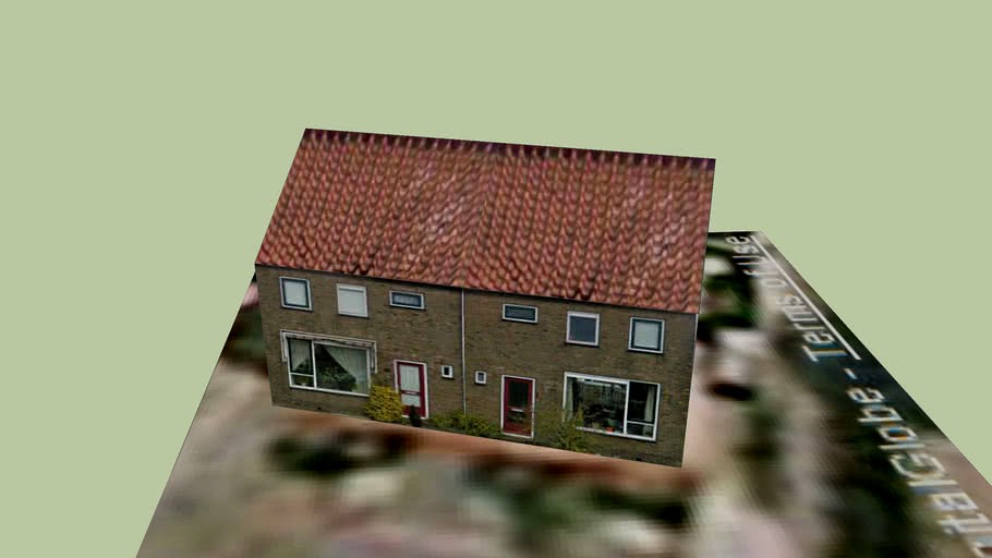 Huizen aan Jacob de Rookstraat, Lemmer