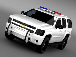 Chevrolet Tahoe Police - 3D Car for Maya