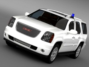 GMC Denali FBI - 3D Car for Maya