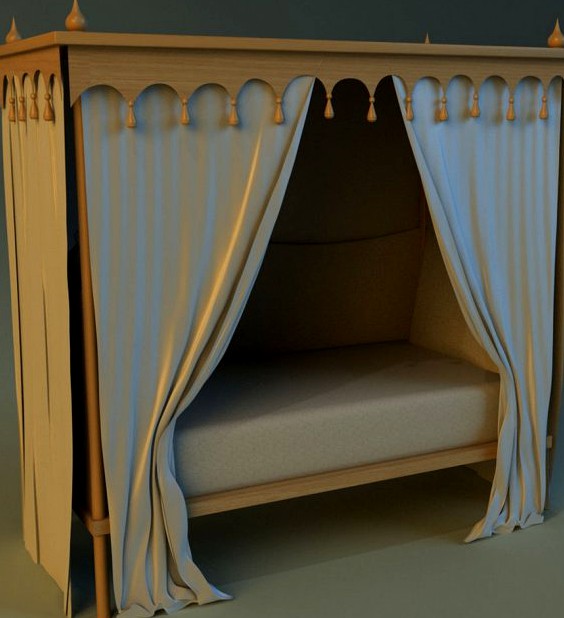 Children bed3d model