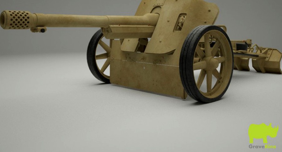 75mm Pak 97/383d model