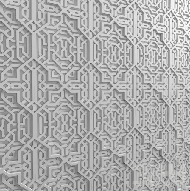 3d wall Arabic  style 2