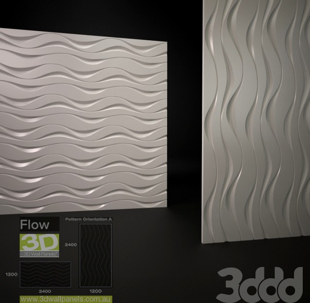 3D Wall Panels Flow