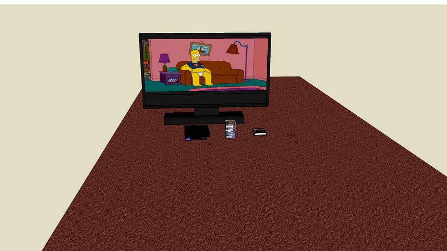 Ps2 with games and TV