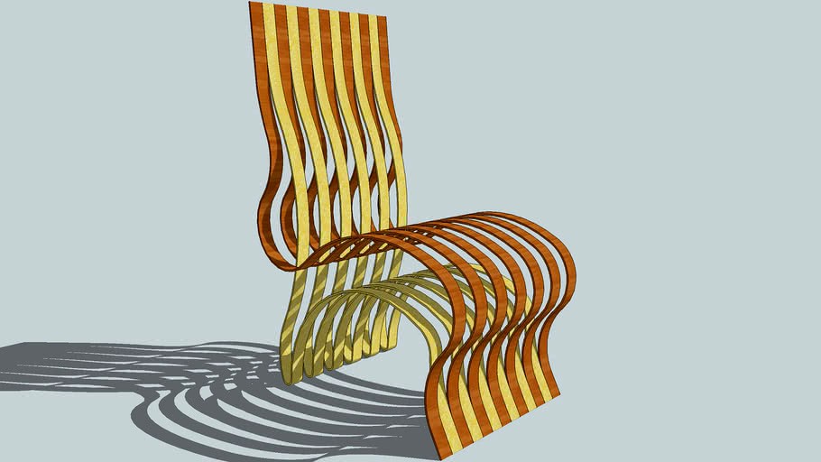 3D Chair - 9 Sketchup