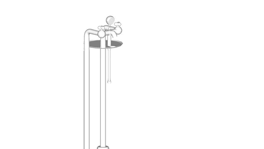 JUSTIME STORY_Freestanding Bath/Shower Mixer W/Shelf_6903-U2 立式浴缸龍頭