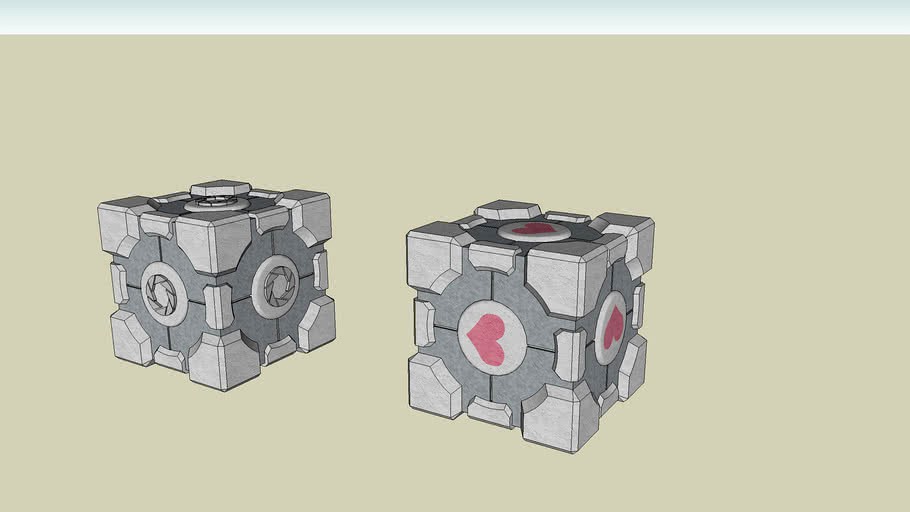 Weighted Storage cube/ Companion Cube