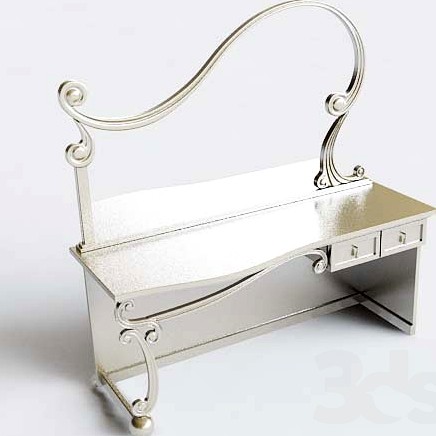 table with mirror