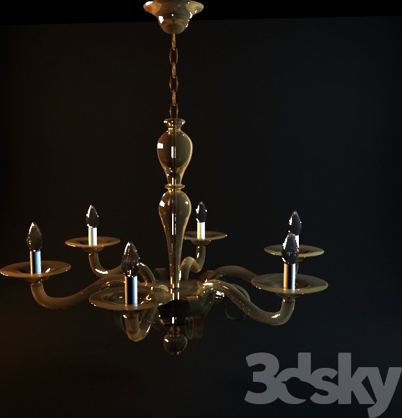 glass chandelier