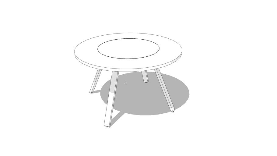 Watson Tonic Table 48' Round with Rotating Center