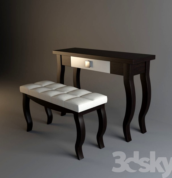 Dressing table and stool Laviano (Bydgoskie Meble, Poland)