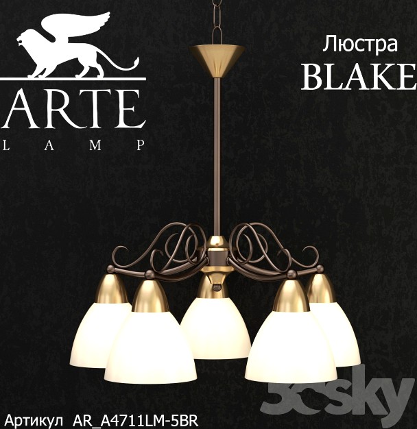 Chandelier ARTE LAMP BLAKE A4711LM-5BR
