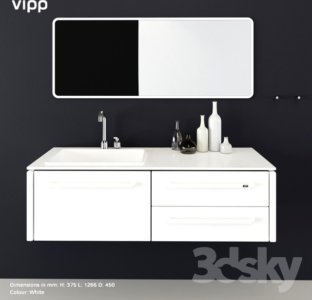 Vipp_BATH MODULE, MEDIUM (SINK LEFT)