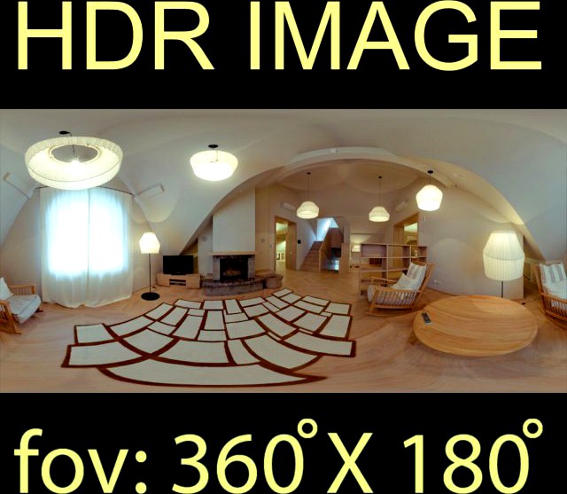 HDR Interior 3D Model