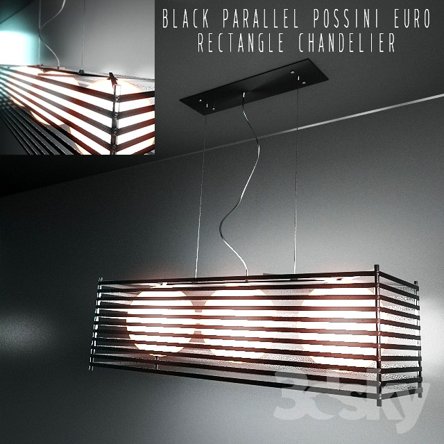 Possini Euro Design Black Parallel
