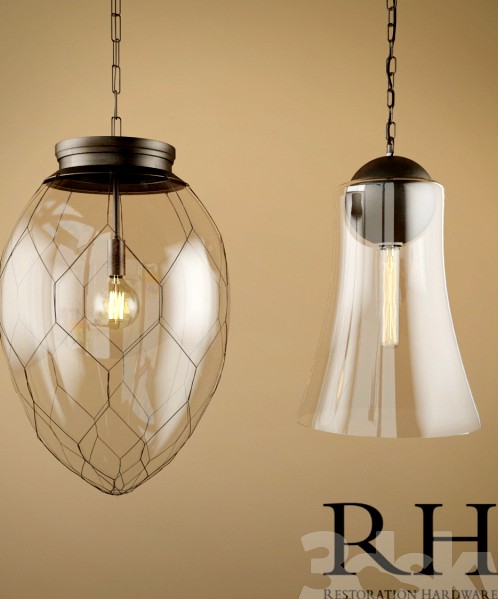 COLLINS PENDANT &amp;amp; GLASS BANQUE PENDANT