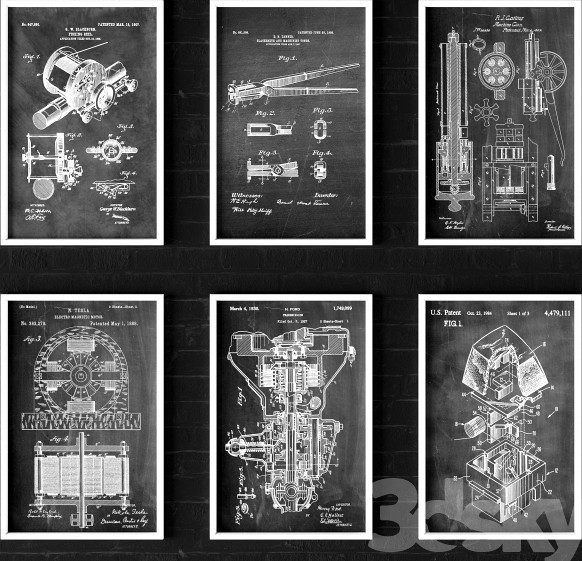 Patent Print - White Ink