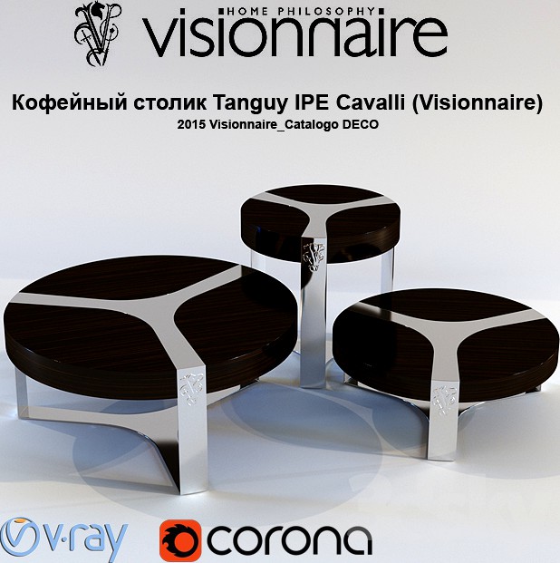 Coffee table Tanguy IPE Cavalli