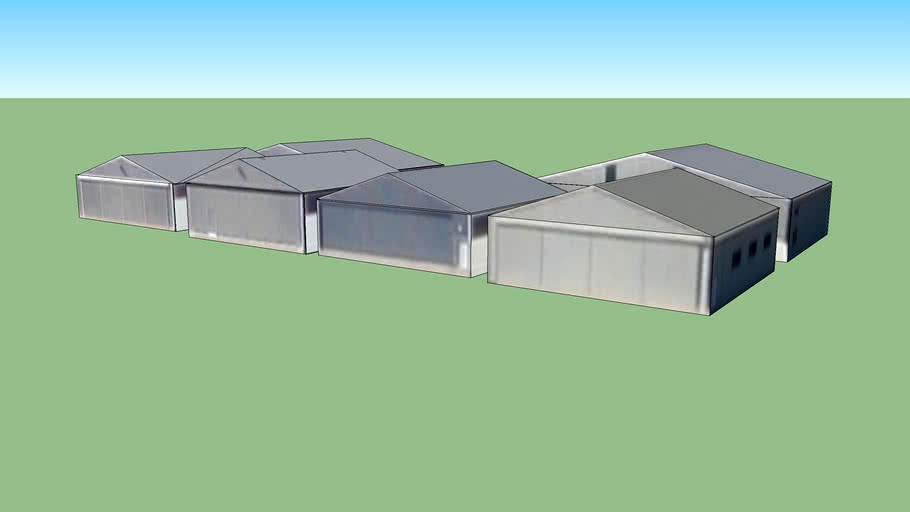 6 Hangars grouped at Salem McNary Field, Salem, OR, USA