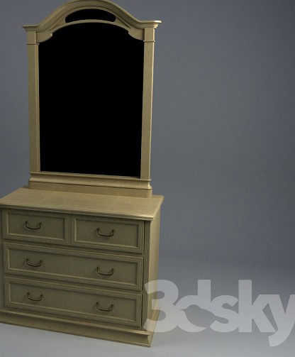 Chest of drawers + mirror