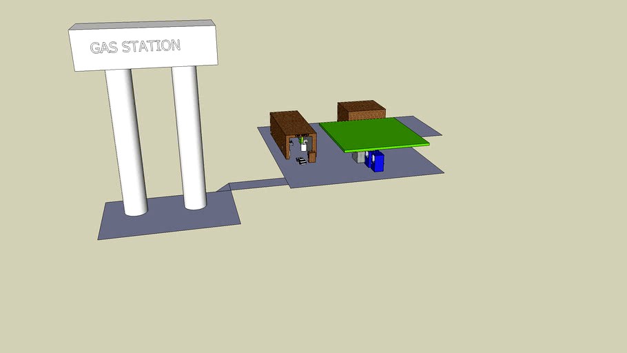 gas station