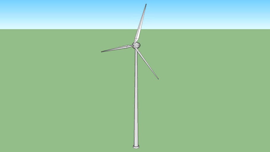 3dHH904 Windturbine 4/12 Hamburg Neuengamme