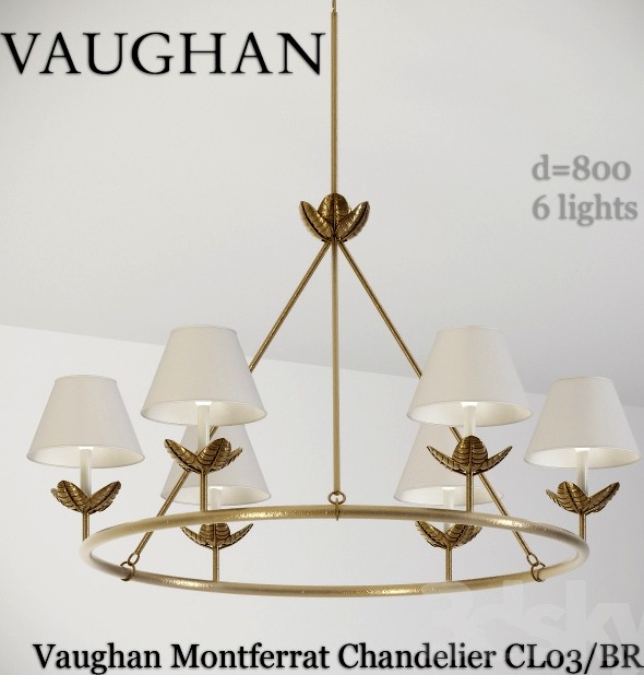 Vaughan Montferrat Chandelier CL03 / BR