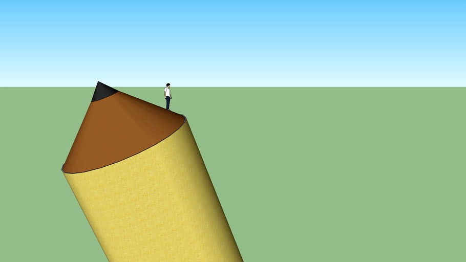 Worlds Biggest Pencil 3d Model