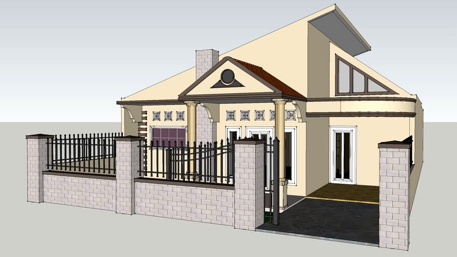 Rumah di tanah 10 x 18m