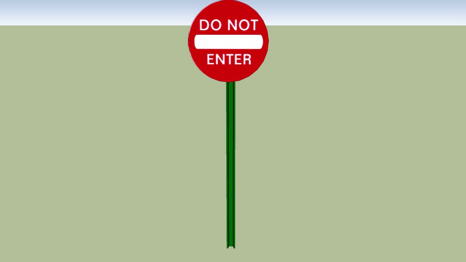 Badziki Do Not Enter Sign