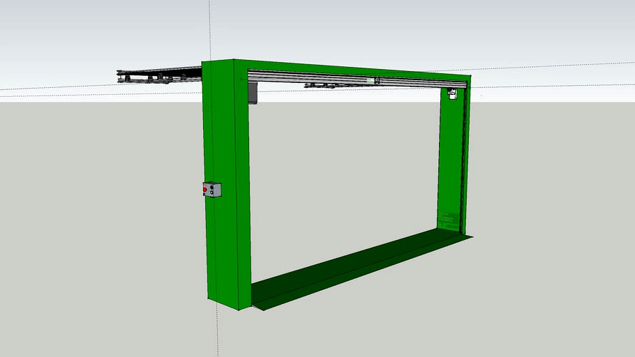 17x9 Roll-Up Garage Door