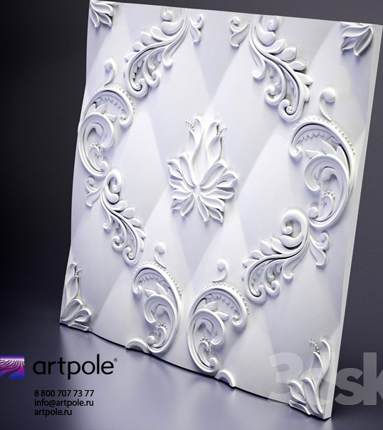 Gypsum panel 3d Marseille from Artpole