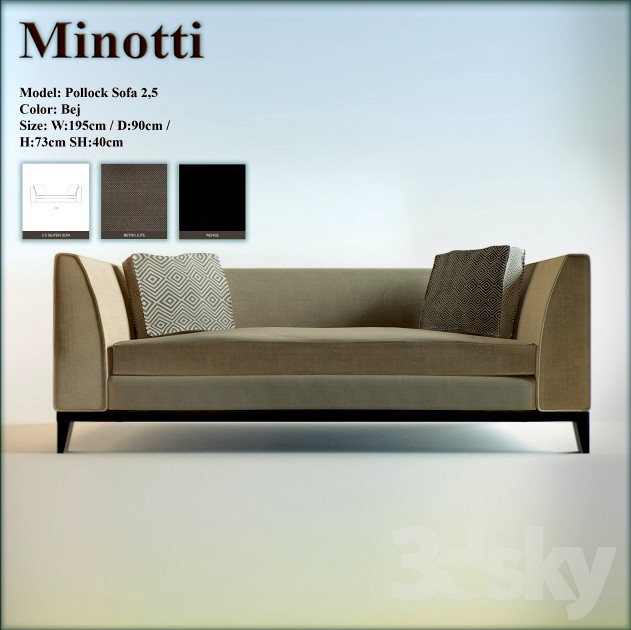 Minotti Pollock sofa