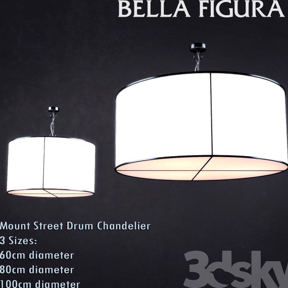 Bella Figura - Mount Street Drum Chandelier