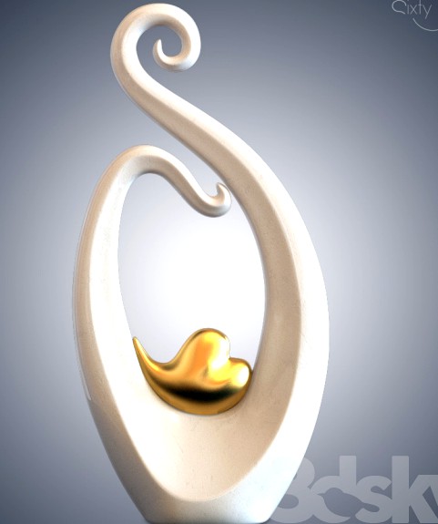 Figurine Heart of Gold NN112 Sixty One