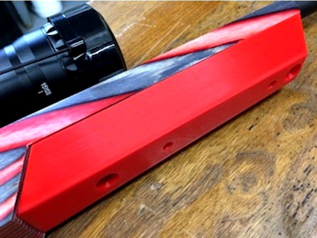 Parallel foregrip and stock insert for Boyd's stock by HappyCatFilms