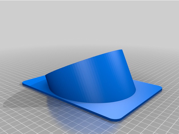 Blende für einen Abluftschlauch für die Kamintür / Cover exhaust hose for fireplace door by nibor_repmek