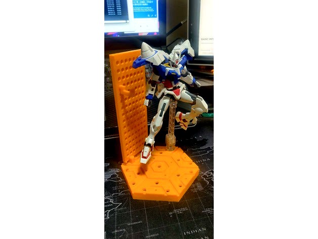 HG 1/144 Hexagonal figure / model kit standing base. by cdlls