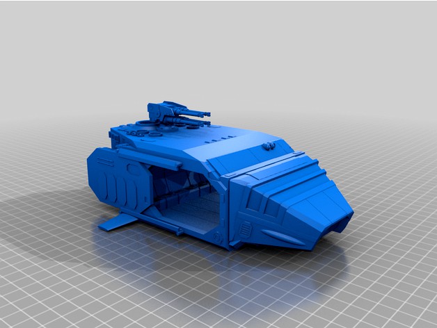 Sci-Fi Speeder Truck APC  by Malleus011