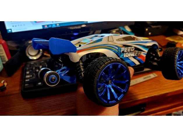 PXtoys Wheelie Bar for 1/18 Speed Pioneer RC car by PolymerToad