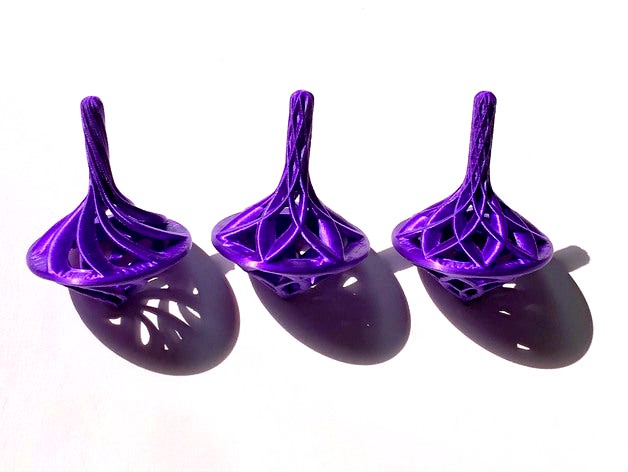 Set of 3 Spinning Tops by dazus