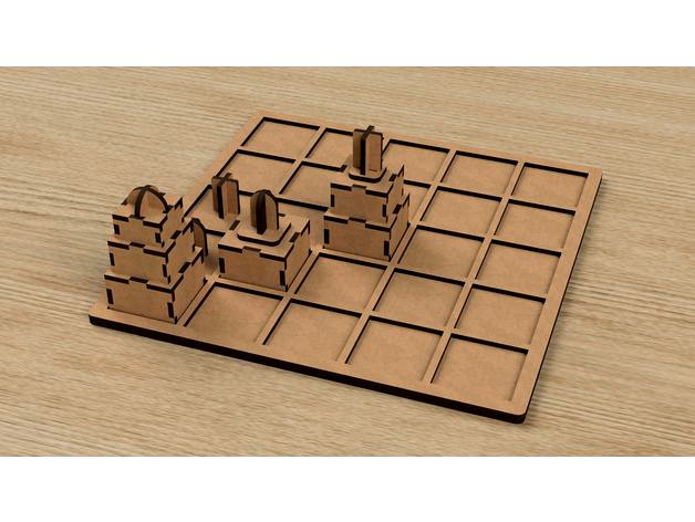 Santorini, Laser-Cut by kap42