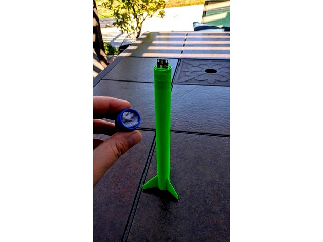 Compressed Air Rocket for Micropeak Altimeter by drcameron