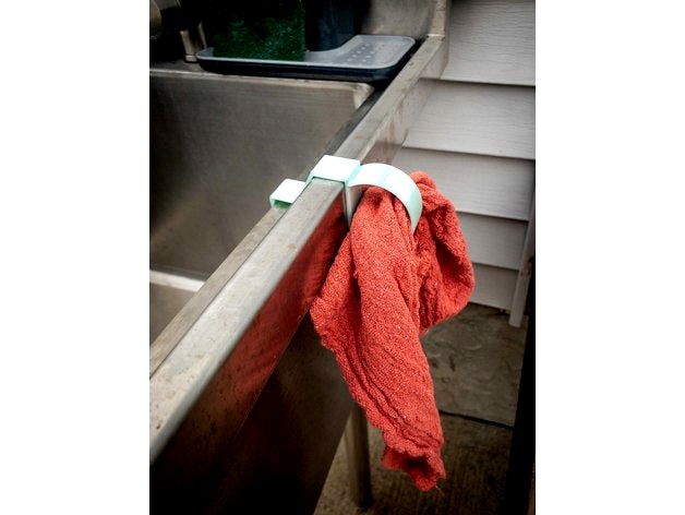 Sink Towel/Rag Hook for Utility Sink Trinity by jimerb