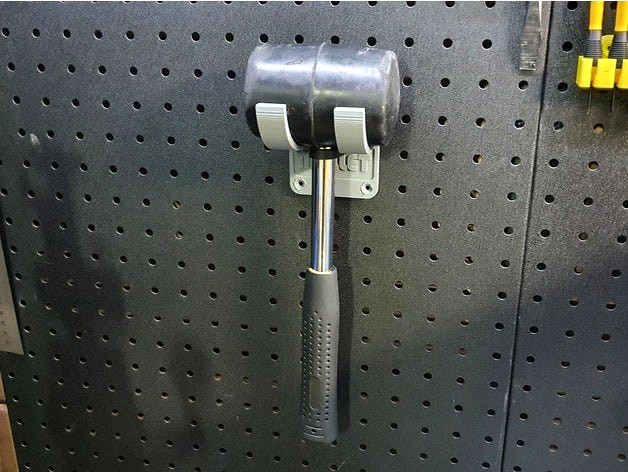 Pegboard Mallet Holder by Ozz1KBM