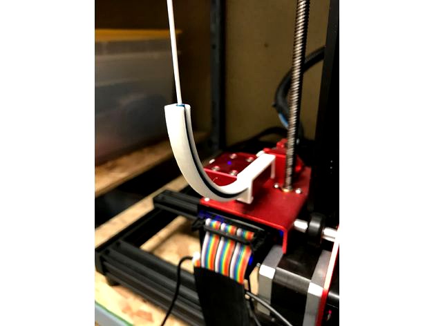 Filament Guide for CR-10 Max - With Bowden Tube Insert by IncubatorWarehouse