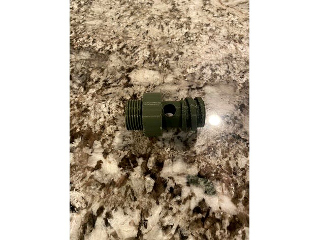 Yeti Cooler Drain Plug Hose Adapter by JimmyWilliePete