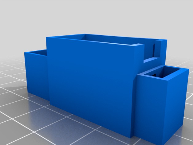 LX F22 Twin 70 steering servo mount by msidler