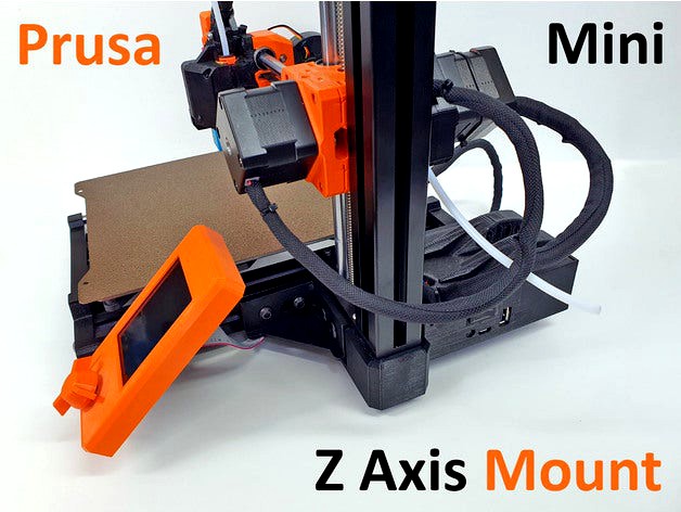 Prusa Mini & Clones Z Axis Rigid Mount by BoothyBoothy