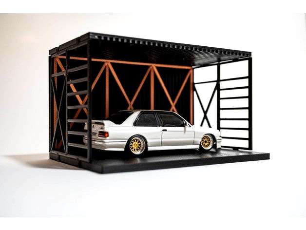 Garagen Container für Sturmkind Autos im Masstab 1:43 by Pica21
